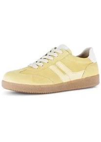 Sneaker Gabor "Sneaker low", Damen, Gr. 35, gelb, Schuhe Sneaker