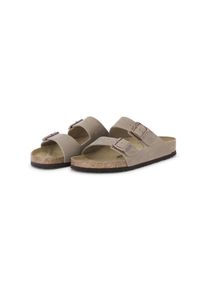 Birkenstock Low-Top Sneaker - Sandale Arizona Natural Leather - Gr. 41 (EU) - in Beige - f&uuml;r Damen