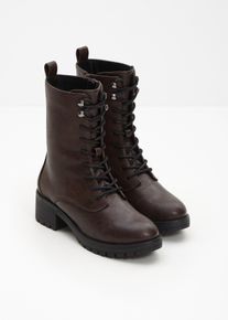 bonprix Gef&uuml;tterte Schn&uuml;rboots, braun, Gr.40, Derber Schn&uuml;r Boot mit Warmfutter