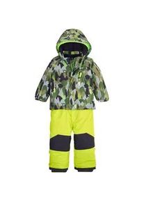 Skianzug "FISW 32 MNS JCKT AND PNTS", Kinder, Gr. 86/92, gr&uuml;n (olivgr&uuml;n), Obermaterial: 100% Polyester;Futter: 100% Polyester;F&uuml;llung: 100% Polyester, FIRST INSTINCT BY Killtec, Sportanz&uuml;ge Skianzug, 3-in-1 Skioverall, Camouflage, reflektierend, wasser- und winddicht