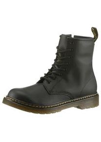 Schn&uuml;rboots Dr. Martens "1460 Kinder SOFTY T", M&auml;dchen, Gr. 37, schwarz (schwarz softy), Leder, Schuhe Schn&uuml;rboots, Kinderstiefel, Freizeitschuh mit Rei&szlig;verschluss und Anziehlasche, Topseller