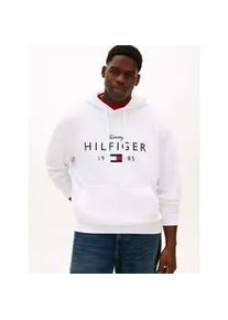 Tommy Hilfiger Big & Tall Hoodie "BT-BRANDLOVE BIG HILFIGER", Herren, Gr. XXL, wei&szlig;, Sweatware, Obermaterial: 77% Baumwolle, 23% Polyester, TOMMY HILFIGER BIG & TALL, regular fit, Rippb&uuml;ndchen, Sweatshirts Hoodie, mit Logo-Grafik, Gro&szlig;e Gr&ouml;&szlig;en, regular fit