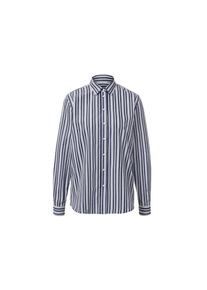 Tchibo - Gestreifte Popeline-Bluse - Damen - Gr. 44 - dunkelblau/gestreift