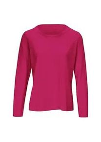 Rundhals-Pullover aus Schurwolle und Kaschmir Peter Hahn pink, 46