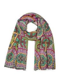 Schal aus Seide und Kaschmir Peter Hahn mehrfarbig