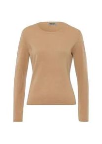 Rundhals-Pullover aus 100% Premium-Kaschmir Peter Hahn braun, 40