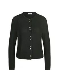 Strickjacke aus 100% SUPIMA&reg;-Baumwolle Peter Hahn schwarz, 50