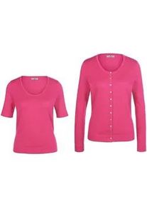 Twinset aus 100% SUPIMA&reg;-Baumwolle Peter Hahn pink, 38