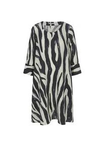 Kleid Rundhals-Ausschnitt Peter Hahn weiss, 46