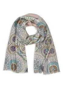 Schal aus Seide und Kaschmir Peter Hahn blau