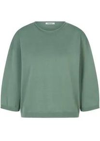 Rundhals-Pullover aus 100% SUPIMA&reg;-Baumwolle Peter Hahn gr&uuml;n, 44