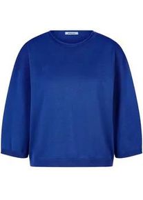 Rundhals-Pullover aus 100% SUPIMA&reg;-Baumwolle Peter Hahn blau, 38