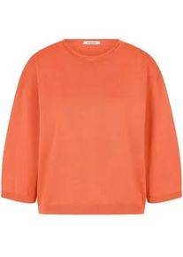 Rundhals-Pullover aus 100% SUPIMA&reg;-Baumwolle Peter Hahn orange, 48