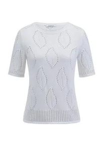 Rundhals-Pullover Peter Hahn weiss, 42