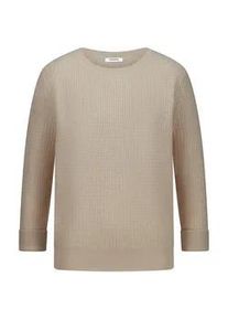 Rundhals-Pullover Kaschmir Peter Hahn beige, 46