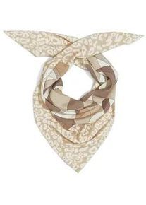 Dreiecks-Tuch aus 100% Seide Peter Hahn beige