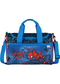 Sporttasche Scooli "Jurassic World", M&auml;dchen, Gr. B/H/T: 35cm x 23cm x 16cm, bunt (spider man), Polyester, bedruckt, Taschen Sporttasche