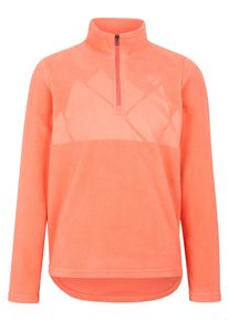Sweatshirt Ziener "JONKI-Z midlayer junior", M&auml;dchen, Gr. 164, vibrant peach, Obermaterial: 100% Polyester, Sweatshirts Sweatshirt