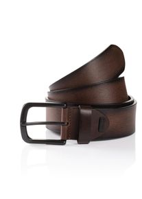 Lederg&uuml;rtel MONTI "DALLAS", Herren, Gr. 100, braun, Rindsleder, unifarben, G&uuml;rtel Lederg&uuml;rtel, mit starkem Kontrast