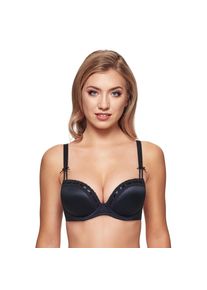 Dirndl-BH SuSa "Wiesn-Zauber", Damen, Gr. 90, Cup C, schwarz, Obermaterial: 80% Polyamid, 10% Baumwolle, 10% Elasthan, unifarben, festlich, BHs Dirndl-BH, Push-Up-Effekt, Mikrofaser, mit B&uuml;gel, elastisch, blickdicht