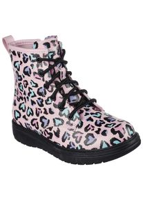 Schn&uuml;rstiefel Skechers "GRAVLEN - TOTALLY WILD", M&auml;dchen, Gr. 31, pink (pink, kombiniert), Synthetik, Schuhe Schn&uuml;rstiefel, mit Rei&szlig;verschluss