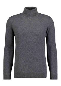Rundhalspullover Ragman, Herren, Gr. 52, anthrazit, Strick, 90% Wolle 10% Baumwolle, Pullover Rundhalspullover