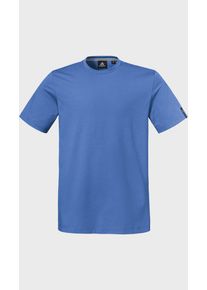 Sch&ouml;ffel Funktionsshirt SCH&Ouml;FFEL "T Shirt Style Serenio MEN", Herren, Gr. 46, 8405, blau, Oberstoff: 61% Baumwolle, 34% Polyester, 5% Elasthan, Rundhals, Shirts Funktionsshirt