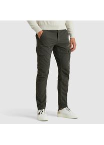 PME-Legend Cargohose PME LEGEND "Nordrop Stretch Twill", Herren, Gr. 46, L&auml;nge 30, grau (asphalt), Twill, Obermaterial: 97% Baumwolle, 3% Elasthan, unifarben, regular fit kn&ouml;chellang, Hosen Cargohose, mit Logo Stickerei