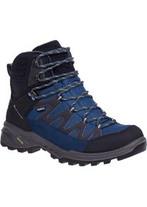 Wanderschuh McKINLEY "Vulcanus II MID AQX M", Herren, Gr. 46, schwarz (navy, blau schwarz, schwarz), Synthetik, Schuhe Wanderschuh, wasserdicht