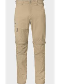Sch&ouml;ffel Zip-away-Hose SCH&Ouml;FFEL "Pants Koper1 Zip Off", Herren, Gr. 46, Normalgr&ouml;&szlig;en, 4705, beige, Oberstoff: 89% Nylon, 11% Elasthan, Hosen Zip-away-Hose