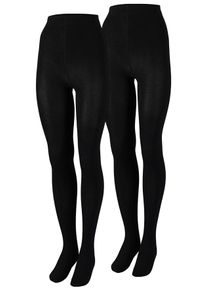 Thermostrumpfhose HEATKEEPER "LADIES THERMAL TIGHTS", Damen, Gr. XXL, schwarz, Obermaterial: 90% Polyester, 10% Elasthan, unifarben, elastisch, Strumpfhosen Thermostrumpfhose, mit isolierender Schicht f&uuml;r kalte Wintertage