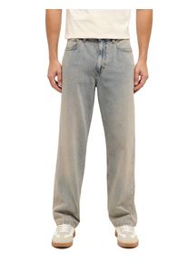 Straight-Jeans Mustang "Herren Style Jeff Relaxed Straight", Herren, Gr. 32, L&auml;nge 32, 330 mittelblau, Denim/Jeans, 100% Baumwolle, unifarben, straight fit, Jeans Straight-Jeans