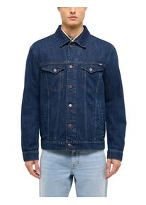 Outdoorjacke Mustang "Herren Style Dallas Jacket", Herren, Gr. S, dunkelblau, 100% Baumwolle, unifarben, regular fit, Jacken Outdoorjacke