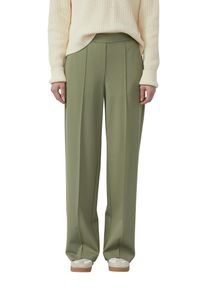 Jerseyhose s.Oliver, Damen, Gr. 46, N-Gr, khaki, Jersey, Obermaterial: 61% Viskose, 35% Polyamid, 4% Elasthan. Futter: 100% Polyester, unifarben, regular fit lang, Hosen Jerseyhose, mit elastischem Bund