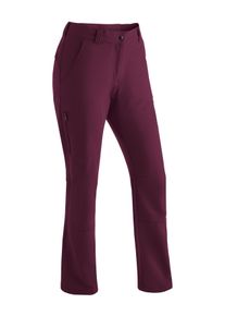 Funktionshose Maier Sports "Helga", Damen, Gr. 22, Kurzgr&ouml;&szlig;en, pink (magenta), 91% Polyester, 9% Elasthan, Hosen Funktionshose, warme Damen Outdoorhose, robuste Wanderhose, Regular Fit