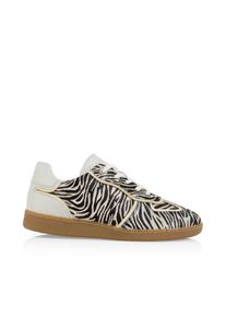 Sneaker Marc Cain "Sports Tigermania", Damen, Gr. 41, wei&szlig;, schwarz, Veloursleder, gemustert, Schuhe Sneaker, Freizeitschuh, Halbschuh, Schn&uuml;rschuh mit Animal Print