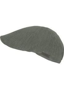 Schieberm&uuml;tze Chillouts "Jesolo Hat", Herren, Gr. S/M, gr&uuml;n (khaki), Web, Baumwolle, meliert, unifarben, M&uuml;tzen, langlebig, temperatur- & feuchtigkeitsregulierend, dehnbarer Gummibund