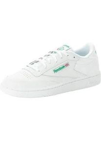 Sneaker Reebok CLASSIC "CLUB C", Herren, Gr. 36,5, wei&szlig; (wei&szlig;, glegrn, vecblu), Synthetik, Schuhe Sneaker