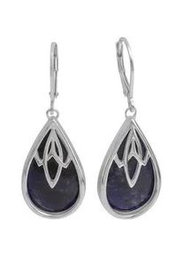 Paar Ohrh&auml;nger Firetti "Schmuck Geschenk Silber 925 Ohrschmuck Patentbrisur Edelstein Sodalith", bunt (silberfarben, dunkelblau, dunkelblau), Ohrringe, Damen, Silber 925 (Sterlingsilber), mit Sodalith