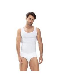 Achseltop Mey "Casual Cotton (K)", Herren, Gr. M, N-Gr, wei&szlig;, Feinripp, Obermaterial: 100% Baumwolle, unifarben, k&ouml;rpernah, Rundhals, Unterhemden, ohne auftragende Seitenn&auml;hte, Topseller