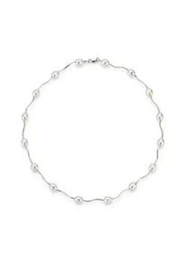 Perlenkette Firetti "Schmuck Geschenk Halsschmuck Halskette Halsreif Collier Perle", bunt (silberfarben, wei&szlig;), Halsketten, Damen, Perlen Silber 925 (Sterlingsilber), L: 43, Perlen, Silber 925 (Sterlingsilber), Perlenkette, Made in Germany - mit S&uuml;&szlig;wasserzuchtperle