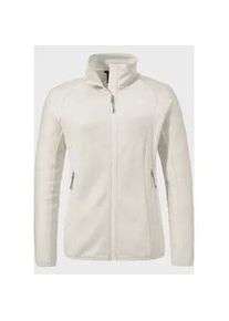 Sch&ouml;ffel Fleecejacke SCH&Ouml;FFEL "Fleece Jk Style Cascata WMS", Damen, Gr. 38, beige (9040, natur), Oberstoff: 94% Polyester, 6% Elasthan, regular fit, hoch geschlossener Ausschnitt, Jacken Fleecejacke