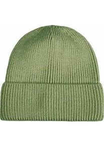Beanie Capelli New York, Damen, loden, Strick, Materialmix, unifarben, M&uuml;tzen Beanie, Rippstrick, Wollanteil, w&auml;rmend