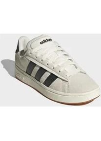 Sneaker Adidas SPORTSWEAR "GRAND COURT ALPHA", Herren, Gr. 41, sanftes wei&szlig;, core schwarz, gum10, Leder, Synthetik, Schuhe Sneaker, Design inspiriert vom Adidas Campus 00