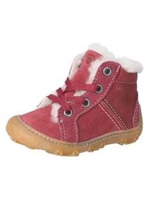 Winterstiefel Pepino BY RICOSTA "Elia WMS: weit", Damen, Gr. 25, rot, Leder, Schuhe Winterstiefel, Lauflernschuh mit Warmfutter, Gr&ouml;&szlig;enschablone zum Download