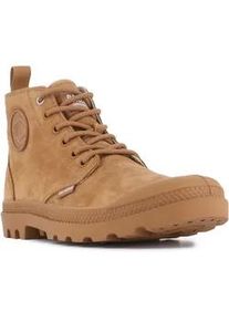 Schn&uuml;rboots Palladium "PAMPA HI NBK", Damen, Gr. 37, mahogany, Leder, Schuhe Schn&uuml;rboots, Schn&uuml;rstiefel, Schn&uuml;rstiefelette