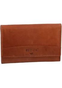 Geldb&ouml;rse Mustang "Udine", Damen, braun (cognac), Leder, Kleinlederwaren, Wallet, Gelb&ouml;rse, Purse, Money Purse