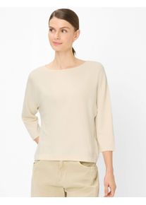 Brax Damen Pullover Style EMMA dark ecru, Beige, Gr. 34