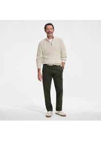 LANDS' END Cargohose mit G&uuml;rtel f&uuml;r Herren, Herren, size: regular, Gr&uuml;n, Baumwolle/Baumwoll-Mischung, by Lands' End