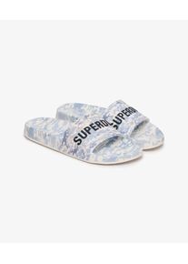Superdry Herren Camo Print Badeschlappen White - Gr&ouml;&szlig;e: 12-13 1098618900179KBN906